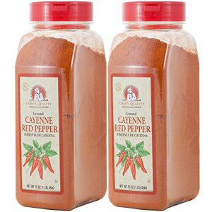 粉砕カイエンレッドペッパーパウダー - シェフ品質、1 ポンド (16 オンス) (2 パック) Ground Cayenne Red Pepper Powder - Chefs Quality, 1 LB (16Oz) (2 Pack)