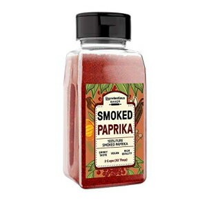 Unpretentious BAKER Smoked Paprika (2 cups) A Flavorful Ground Spice Made from Dried Red Chili Peppers Wood Smoked for a Strong & Smoked Flavor, Convenient Shaker Bottle