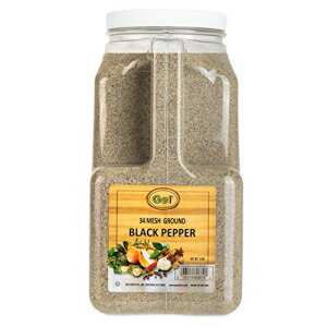 륹ѥե󥰥饦ɥ֥åڥåѡ34å5LB | סƷڤƥ󥰤ƤۻҤδʥ֥ɡ Gel Spice Fine Ground Black Pepper 34 Mesh 5 LB | Perfect Blending in Soups, Sauces, and for Lightl