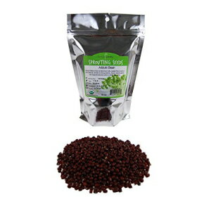 アズキの発芽種子-オーガニック-ハンディパントリーブランド-1ポンド（16オンス）-発芽、調理、スープ、食品貯蔵用の乾燥アズキ種子 Adzuki Sprouting Seeds - Organic - Handy Pantry Brand - 1 Lbs (16 Oz.) - Dried Adzuki Seeds for Sprouts, Co 1
