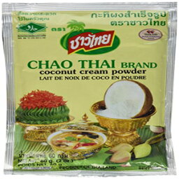 ココナッツミルククリームパウダー チャオタイサイズ 60g×5袋 Coconut Milk Cream Powder Chao Thai Size 60 G(2.0 Oz) X 5 Bags