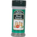 スパイスシュープリーム バジルリーフ 21.3g (シングル) Spice Supreme Basil Leaves 0.75oz (Single)