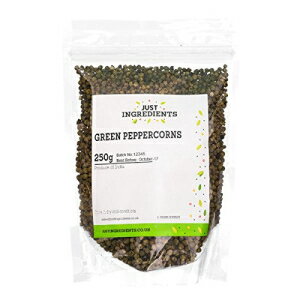JustIngredients グリーンペッパー ルース 250 g JustIngredients Green Peppercorns Loose 250 g