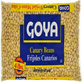 ゴーヤフード ドライカナリアビーンズ、4ポンド（6個パック） Goya Food Dry Canary Beans, 4 Pound (pack of 6)