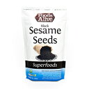 Foods Alive Black Sesame Seeds, Organic, 12oz (2-Pack)