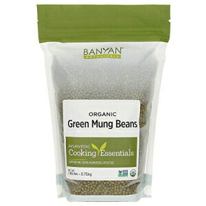 Banyan Botanicals 緑緑豆 - USDA オーガニック - 非遺伝子組み換え - スープ、もやし、簡単な消化用 1.65 ポンド Banyan Botanicals Green Mung Beans - USDA Organic - Non GMO - For Soups, Sprouts, & Easy Digestion 1.65 lb