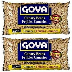 ゴーヤ カナリービーンズ 16オンス | フリホレス カナリオス (02 個パック) Goya Canary Beans 16oz | Frijoles Canarios (Pack of 02)