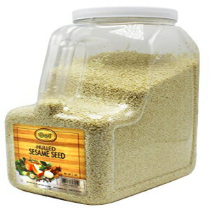 ジェルスパイス 白皮ゴマ 5ポンド - バルクサイズ Gel Spice White Hulled Sesame Seeds 5 Lb - Bulk Size
