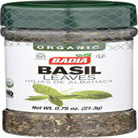 BADIA SPICES オーガニックバジルの葉、0.8オンス BADIA SPICES Organic Basil Leaves, 0.8 OZ