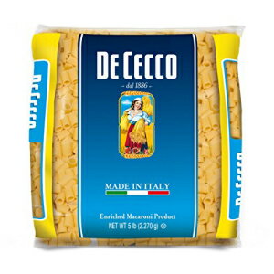 De Cecco Semonlinaパスタ、Mezzi Rigatoni No.26、5ポンド（4パック） De Cecco Semonlina Pasta, Mezzi Rigatoni No.26, 5 Pound (Pack of 4)