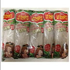 Kaset Brand タイ豆糸春雨ヌードル - 14 オンス (1.4 オンス x 10 袋) Kaset Brand Thai Bean Thread Glass Noodles -14 Oz (1.4 oz x 10 Sachets)