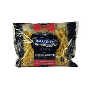 Racconto Penne Rigate Mostaccioli ライン入り、16 オンス - ケースあたり 20 個。 Racconto Penne Rigate Mostaccioli with Lines, 16 Ounce - 20 per case.