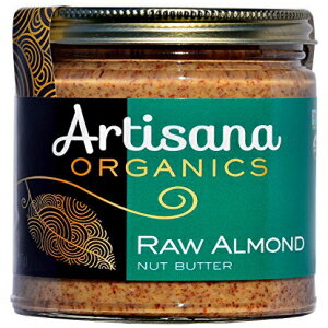 Artisana 生オーガニック アーモンドバター - 8オンス ジャー (6個パック) Artisana Raw Organic Almond Butter - 8Oz Jar (Pack of 6)