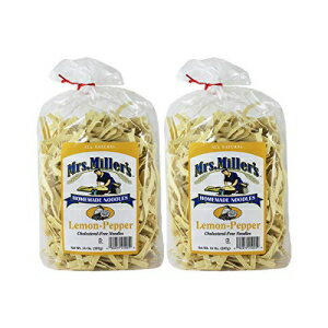 Mrs. Miller's Homemade Noodlesڥåѡʥ롢쥹ƥե꡼14  (2 ĥѥå) Mrs. Miller's Homemade Noodles, Lemon-Pepper, All Natural &Cholesterol Free, 14 OZ (Pack of 2)