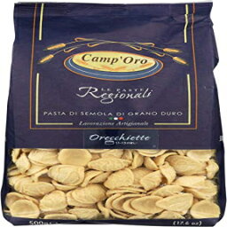 Camp'Oro Le Regionali イタリアン パスタ、オレキエッテ、17.6 オンス (16 個パック) Camp'Oro Le Regionali Italian Pasta, Orecchiette, 17.6 Ounce (Pack of 16)