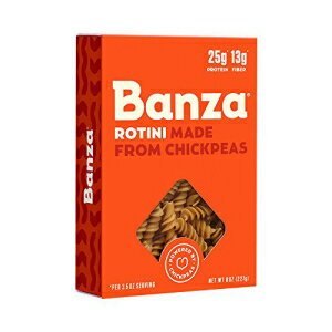 oUЂ悱pX^ ? ^pNOet[̃wV[pX^ ? eB[j (6 pbN) Banza Chickpea Pasta ? High Protein Gluten Free Healthy Pasta ? Rotini (Pack of 6)