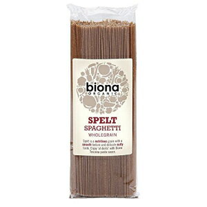 Biona オーガニック スペルト小麦全粒粉スパゲッティ 500g - 6 個パック Biona Organic Spelt Wholegrain Spaghetti 500g - Pack of 6