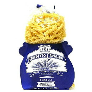 ベネデット カヴァリエリ フジッリ セモリナ パスタ - 499g (1팩) Benedetto Cavalieri Fusilli Semolina Pasta - 17.6 oz (1 Pack)