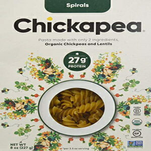 チカペアパスタスパイラル、8オンス Chickapea Pasta Spiral, 8 oz