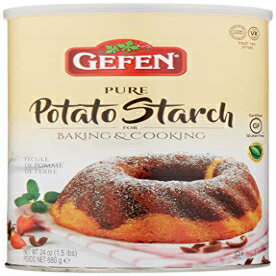 Gefen ピュアポテトスターチ、24 オンス (1.5 ポンド再封可能な容器) グルテンフリー Gefen Pure Potato Starch, 24oz (1.5 lb Resealable Container) Gluten Free