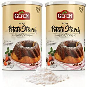 Gefen ピュアポテトスターチ、24オンス (2パック) 合計3ポンド 再密封可能な容器 グルテンフリー Gefen Pure Potato Starch, 24oz (2 Pack) Total 3lb Resealable Container Gluten Free