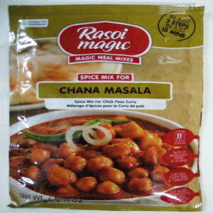 ラソイ マジック チャナマサラ スパイス ミックス 60 グラム (2 個パック) (無料包装) Subhlaxmi Grocers Rasoi Magic Chana Masala Spice Mix 60 Gms (Pack of 2) (Free Packing)