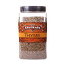 大きな瓶、タイム、タイムはそのデリッシュ、7オンスによってすべて自然のままになります。ラージジャー Large Jar, Thyme, Thyme Leaves All Natural by Its Delish, 7 Oz. Large Jar