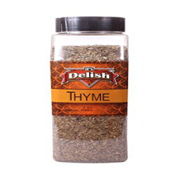 大きな瓶、タイム、タイムはそのデリッシュ、7オンスによってすべて自然のままになります。ラージジャー Large Jar, Thyme, Thyme Leaves All Natural by Its Delish, 7 Oz. Large Jar