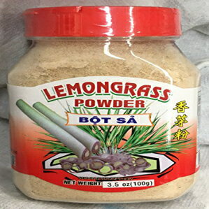 3.5オンス フォーチュナ レモングラスパウダー 塩入り (Bot Sa) 1パック 3.5oz Fortuna Lemongrass Powder with Salt (Bot Sa), Pack of 1