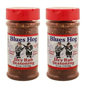 Blues Hog オリジナル ドライラブ万能調味料、5.5 オンス (2 個パック) Blues Hog Original Dry Rub All-Purpose Seasoning, 5.5 Ounce (pack of 2)