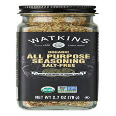 Watkins オーガニック多目的調味料 無塩、2.7 オンス、3 パック Watkins Organic All Purpose Seasoning Salt Free, 2.7 Ounce, 3-Pack