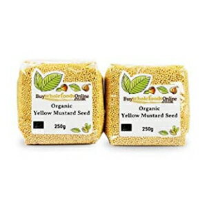 Buy Whole Foods Organic Mustard Seed Yellow (500g)