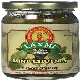 ラクシュミ オールナチュラル グルメ ミント チャツネ - 226.8g LAXMI BRAND Laxmi All-Natural Gourmet Mint Chutney - 8oz