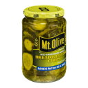 山 海塩24オンスで作ったオリーブパンとバターチップス（1パック） Mt. Olive Bread & Butter Chips Made with Sea Salt 24 Oz (Pack o..