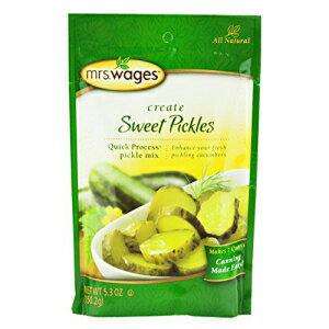 Mrs. Wages スイートピクルス缶詰調味料ミックス、5.3 オンス ポーチ（2個入り） Mrs. Wages Sweet Pickle Canning Seasoning Mix, 5.3 Oz. Pouch (Pack of 2)