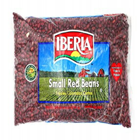 イベリア小小豆、4ポンド、貯蔵寿命の長い小小豆、貯蔵が簡単、繊維とカリウムが豊富、低カロリー、低脂肪食品 Iberia Small Red Beans, 4 lb, Long Shelf Life Small Red Beans with Easy Storage, Rich in Fiber & Potassium, Low Calorie, L
