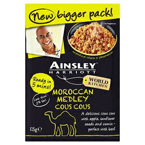 *** We ship internationally, so do not use a package forwarding service. We cannot ship to a package forwarding company address because of the Japanese customs regulation. If it is shipped and customs office does not let the package go, we do not make a refund. ■ 名称 Ainsley Harriott Moroccan Medley Cous Cous (125g) - Pack of 2 ■ 内容量 商品名に記載 ■ 原材料 別途ラベルに記載(英文) ■ 賞味期限 別途ラベルに記載(月/日/年順番) ■ 保存方法 高温多湿の場所を避けて保存してください。 ■ 発送元 アメリカ ■ 原産国名 商品表面に記載 ■ 輸入者 UNI International Inc. 100 Galway pl Teaneck NJ USA+1 2016033663 ■ 広告文責 UNI International Inc. 100 Galway pl Teaneck NJ USA NJ USA+1 2016033663 【注意事項】 *** 特に注意してください。 *** ・個人ではない法人・団体名義での購入はできません。この場合税関で滅却されてもお客様負担になりますので御了承願います。 ・お名前にカタカナが入っている場合法人である可能性が高いため当店システムから自動保留します。カタカナで記載が必要な場合はカタカナ変わりローマ字で記載してください。 ・お名前またはご住所が法人・団体名義（XX株式会社等）、商店名などを含めている場合、または電話番号が個人のものではない場合、税関から法人名義でみなされますのでご注意ください。 ・転送サービス会社への発送もできません。この場合税関で滅却されてもお客様負担になりますので御了承願います。 *** ・注文後品切れや価格変動でキャンセルされる場合がございますので予めご了承願います。 ・当店でご購入された商品は、原則として、「個人輸入」としての取り扱いになり、すべてニュージャージからお客様のもとへ直送されます。 ・ご注文後、30営業日以内(通常2~3週間)に配送手続きをいたします。配送作業完了後、2週間程度でのお届けとなります。 ・まれに商品入荷状況や国際情勢、運送、通関事情により、お届けが2ヶ月までかかる場合がありますのでお急ぎの場合は注文をお控えください。 ・個人輸入される商品は、すべてご注文者自身の「個人使用・個人消費」が前提となりますので、ご注文された商品を第三者へ譲渡・転売することは法律で禁止されております。 ・関税・消費税が課税される場合があります。詳細はこちらをご確認下さい。 ・食品の場合、パッケージのアップデートが頻繁であり、商品写真と実際のパッケージが異なる場合があります。パッケージ外観の違いの理由では、返品・交換が不可能ですので、予めご了承ください。 ・アメリカの場合、Best By日付はExpiry Date（賞味期限）とは異なり、Best By日付以降も安全に摂取ができます。 ・電気製品購入時の注意点：1)アメリカと日本の電圧差で電力消費が高い加熱機器類は変圧器が必要な場合があります。変圧器の購入は別途費用が掛かります。日本の電圧がもう低いのでそのまま使用しても発熱の危険はありませんが加熱に時間がもう少しかかる可能性があります。2)受領後30日以内の初期不良は返金または交換で対応します。その後の修理は原則的に対応が出来かねますが保証期間以内なら海外メーカーへの交渉は代行致します。（送料などの実費は別途請求）3)本商品はアメリカ内需用です。日本でのワランティーなどはできない可能性があります。また、他の日本製品と互換ができない恐れがあります。 ・当店では、ご注文から30分以上過ぎた場合、原則的にお客様都合によるキャンセルは承っておりません。