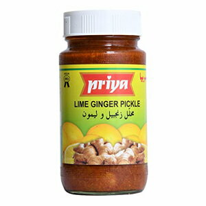 Priya, ライム ジンジャー ピクルス、300 グラム (gm) Priya, Lime Ginger Pickle, 300 Grams(gm)