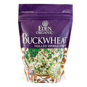 Eden オーガニックそば殻付き全粒穀物 16 オンス (パック - 3) Eden Organic Buckwheat Hulled Whole Grain, 16 OZ (Pack - 3)