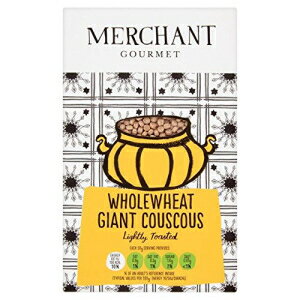 マーチャント グルメ 全粒粉ジャイアントクスクス - 300g (0.66ポンド) Merchant Gourmet Wholewheat Giant Couscous - 300g (0.66lbs)