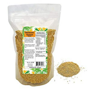 エアルーム キヌア ゴールド 全粒粉 洗浄済み すぐに調理可能 (5ポンド) Heirloom Quinoa Gold Whole Grain Pre Washed Ready to Cook (5 LB)