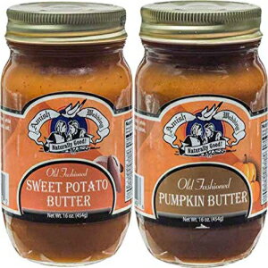 アーミッシュ ウェディング サツマイモバター＆パンプキンバター 453.6g 。ジャー バラエティ 2 パック Amish Wedding Foods Amish Wedding Sweet Potato Butter & Pumpkin Butter 16 oz. jars Variety 2 pack