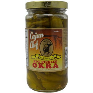 ケイジャンシェフのホットピクルスオクラ Cajun Chef Hot Pickled Okra