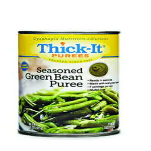Precision Foods 味付けインゲン シックイットピューレ、15オンス Precision Foods Seasoned Green Beans Thick-It Puree, 15Oz