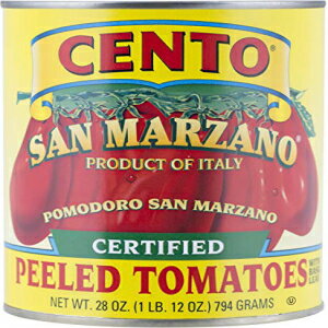 Cento San Marzanoピールトマト、28オンス Cento San Marzano Peeled Tomatoes, 28 oz