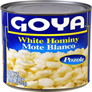 Goya Foods ۥ磻 ۥߥˡ15  (24 ĥѥå) Goya Foods White Hominy, 15-Ounce (Pack of 24)