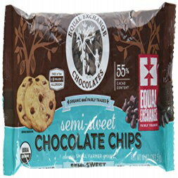 イコール エクスチェンジ オーガニック チョコレートチップス セミスイート、10オンス Equal Exchange Organic Chocolate Chips Semi Sweet, 10 oz