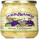 楽天Glomarketジェイク＆アモスピクルススイートカリフラワー、16オンス。ジャー（2パック） Jake & Amos Pickled Sweet Cauliflower, 16 Oz. Jar （Pack of 2）