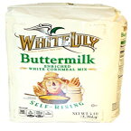 ホワイトリリーセルフライジングバターミルクホワイトコーンミールミックスエンリッチド White Lily Self-Rising Buttermilk White Cornmeal Mix Enriched