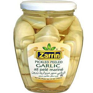 楽天GlomarketZarrin 皮をむいたニンニクのピクルス、24 オンス Zarrin Pickled Peeled Garlic, 24 Oz